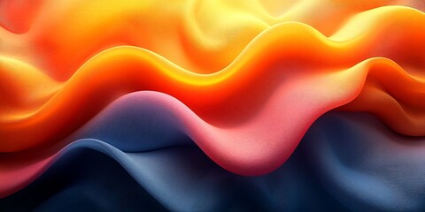 Fototapeta premium Abstract colorful wavy texture background.