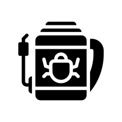 pesticide glyph icon