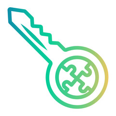 key Line Gradient Icon