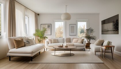 Fototapeta premium Incorporating natural light for an airy feel