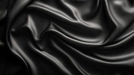 Fototapeta premium A black background with soft shadows, perfect for adding a dramatic and elegant touch