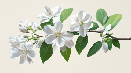 Fototapeta premium weiÃe Blume in Licht