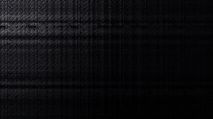 Obraz premium Carbon fiber weave pattern with metallic sheen on black background, design element, woven pattern