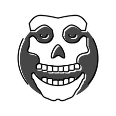 punk rock subculture style color icon vector. punk rock subculture style sign. isolated symbol illustration