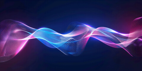 Obraz premium abstract background with waves hologram version 6