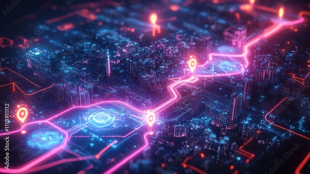 Aufkleber digital transformation roadmap for traditional business models integration with technology