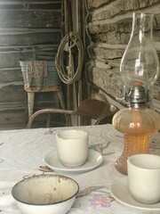 1880 Log Cabin Kitchen