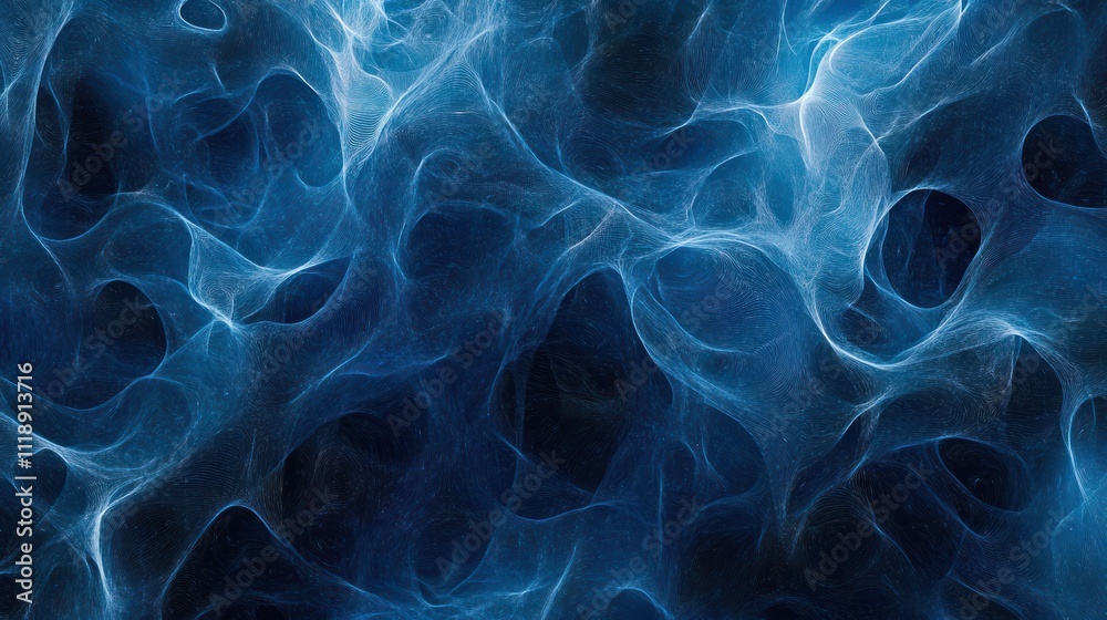 Poster abstract blue digital background. big data visualization. science background. big data complex with 