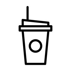 Paper Coffee Cup icon template