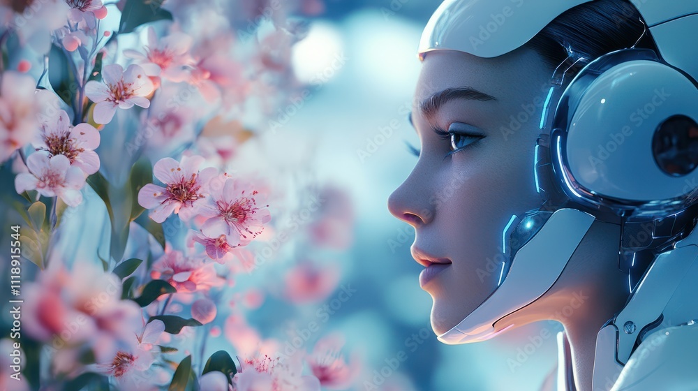 Poster chatbot conversation assistant. person using online customer service with chat bot to get support. a