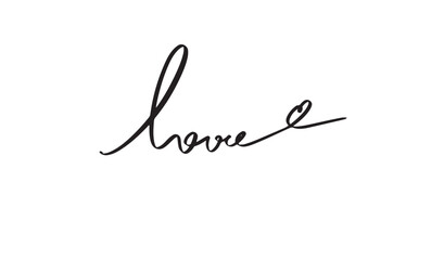 Love heart calligraphy script hand wriitten lettering text symbol sign happy valentine day 14 fourteen day february month romantic wedding valentine gift sale celebration festival friendship love art