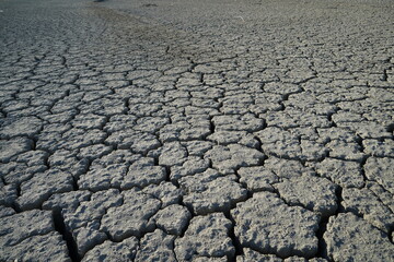 drought, dry cracked soil texture