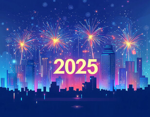 2025 New Year Fireworks