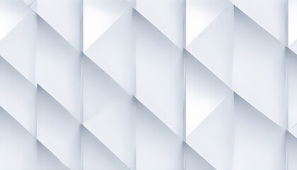 Fototapeta premium Minimalistic white abstract geometric shapes background with clean design, ideal for presentations, creative projects, modern layouts, and artistic compositions