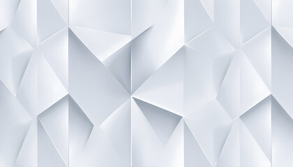 Minimalistic white abstract geometric shapes background with clean design, ideal for presentations, creative projects, modern layouts, and artistic compositions