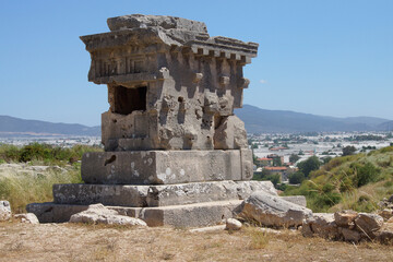 Pillar tomb of the ancient city