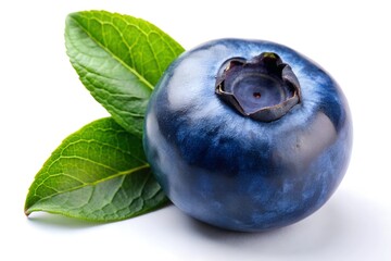 blueberries isolated on white background
