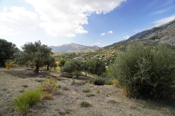 Rouvas gorge panoramic view