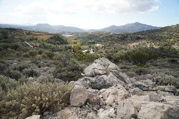 Rouvas gorge panoramic view