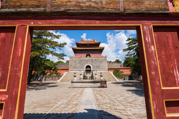China in the qing dynasty emperor mausoleum, clear dongling