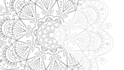 Beautiful mandala background design