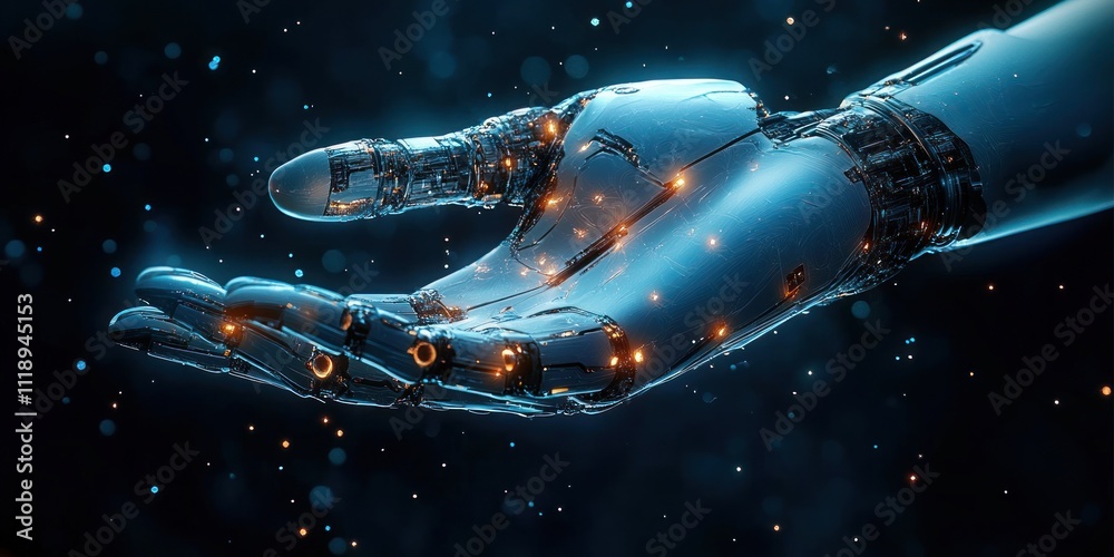 Aufkleber Artificial Intelligence Robotics Automation in 2025 Future Technology Trends Digital Transformation Industry Innovation