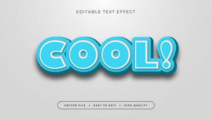 Editable cool text effect, cool style effect