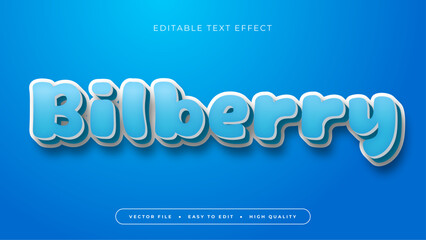 Bilberry text effect template