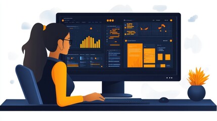 Data-Centric Love Duo: 2D Cartoon Aesthetics with Hearts
