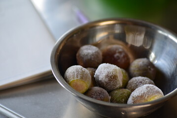  I made homemade fig jams.