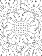 All these designs are hand-drawn and unique 
Flower Border is a Beautiful black-and-white illustration for aadult coloring book,
This is a printable Beautiful Zentangle Coloring page for KDP Interior,