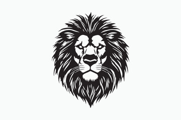 lion head illustration.