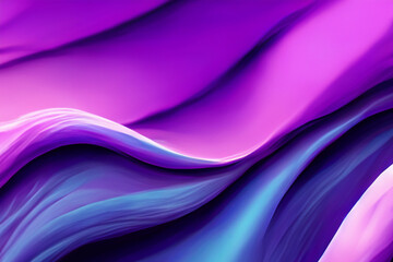 Soft and Dynamic Purple Waves in Motion