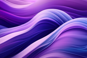 Soft and Dynamic Purple Waves in Motion