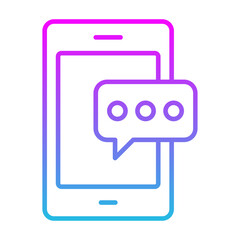 Mobile Chat Icon