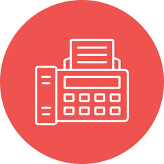Fototapeta premium Fax Icon
