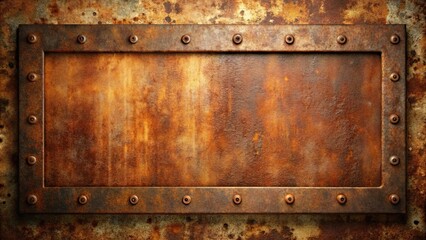 Rusty metal background with grungy texture , weathered, corrosion, old, vintage, rust, aged, metallic, decay, industrial