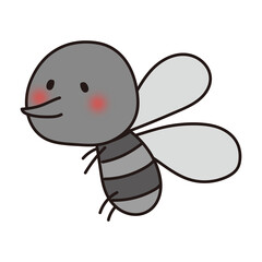 ほっぺの赤い蚊
