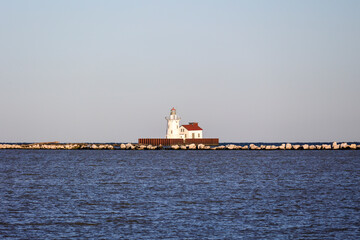 Fototapeta premium lighthouse in port
