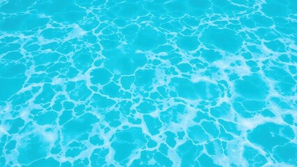 Obraz premium Clear blue ocean water with white foam waves splashing, foam, waves, clear