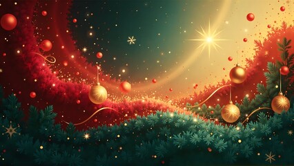 Enchanted Christmas Eve: A Festive Dreamscape