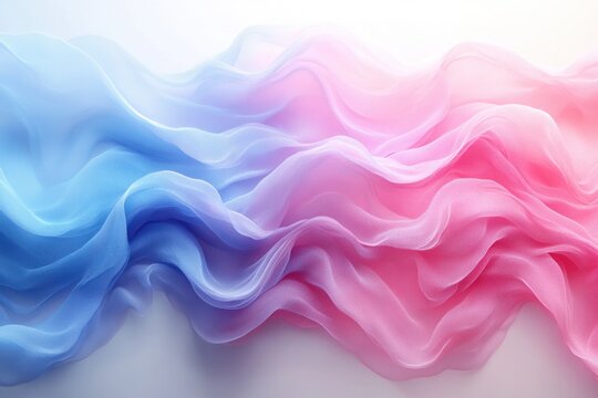 Transgender Day of Remembrance Minimalist Poster Design with Blue and Pink Waves and Modern Calligraphy