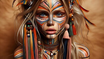 "Trazos &Eacute;tnicos: Belleza Tribal"