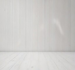 Fototapeta premium Minimalist white wood backdrop with subtle grain lines, clean, light, simple, empty, bright