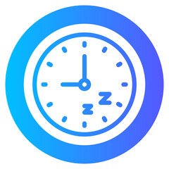clock gradient icon