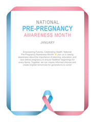 National Pre-Pregnancy Awareness Month background.