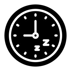 clock glyph icon