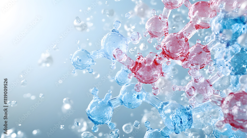 Poster a close-up view of colorful water droplets, creating an ethereal effect, highlighting the beauty of 