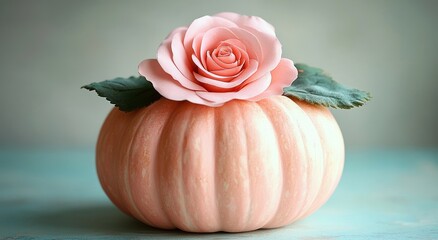 Autumn Spa Relaxation November Pumpkin Facemask Retreat at Beautician Salon for Rejuvenation and Wellness