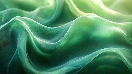 Obraz premium Seamless abstract background with swirling green lines in a modern, futuristic style